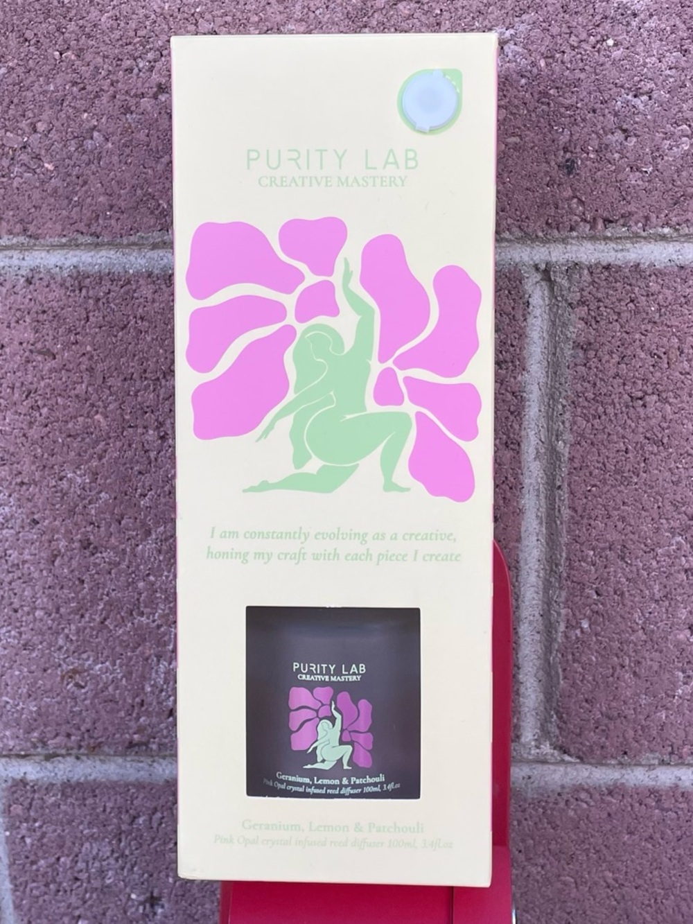 Purity Lab Reed Diffuser  Geranium, Lemon & Patchouli  100ml